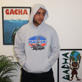 GACHA CROC HOODIE (ASH GREY)